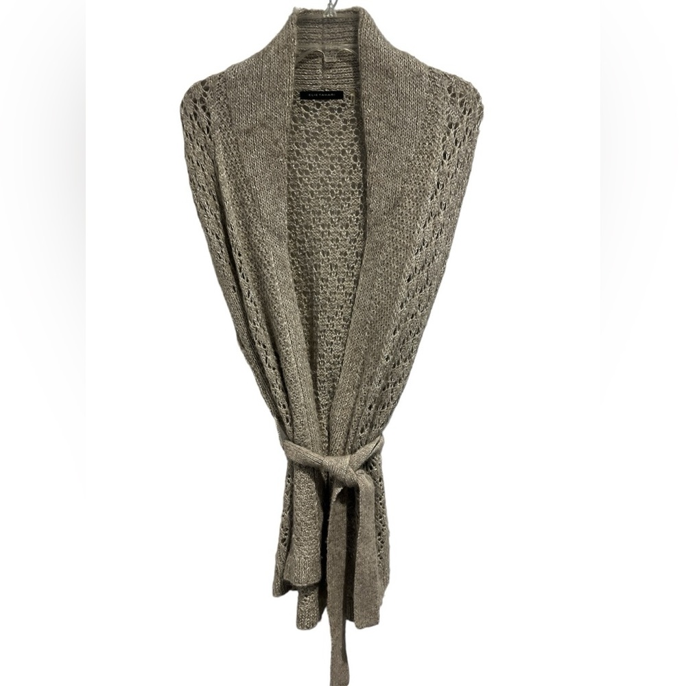 Elie Tahari Sleeveless Cardigan Vest